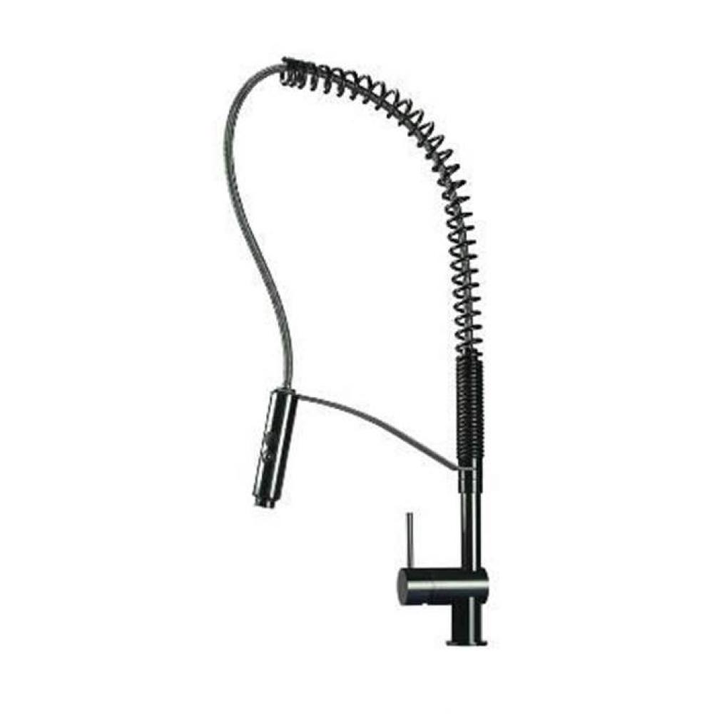 Single lever mixer with dual spray outlet - Matte