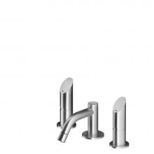 MGS CB202-P - 3 hole mixer - horizontal spout - no waste - Polished