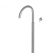 MGS MB270-P - Basin Column R Spout - Wall single lever Mixer- no waste - Polished