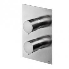 MGS MB439N-M - Built-in Thermostatic Shower Mixer - 2 knobs: temperature + volume - Matte