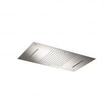 MGS SO625-M - Built-in shower head 380x700 rain effect - double waterfall - Matte