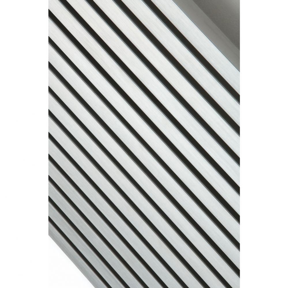Norte Brushes Stainless 59 1/2'' X 20 1/4