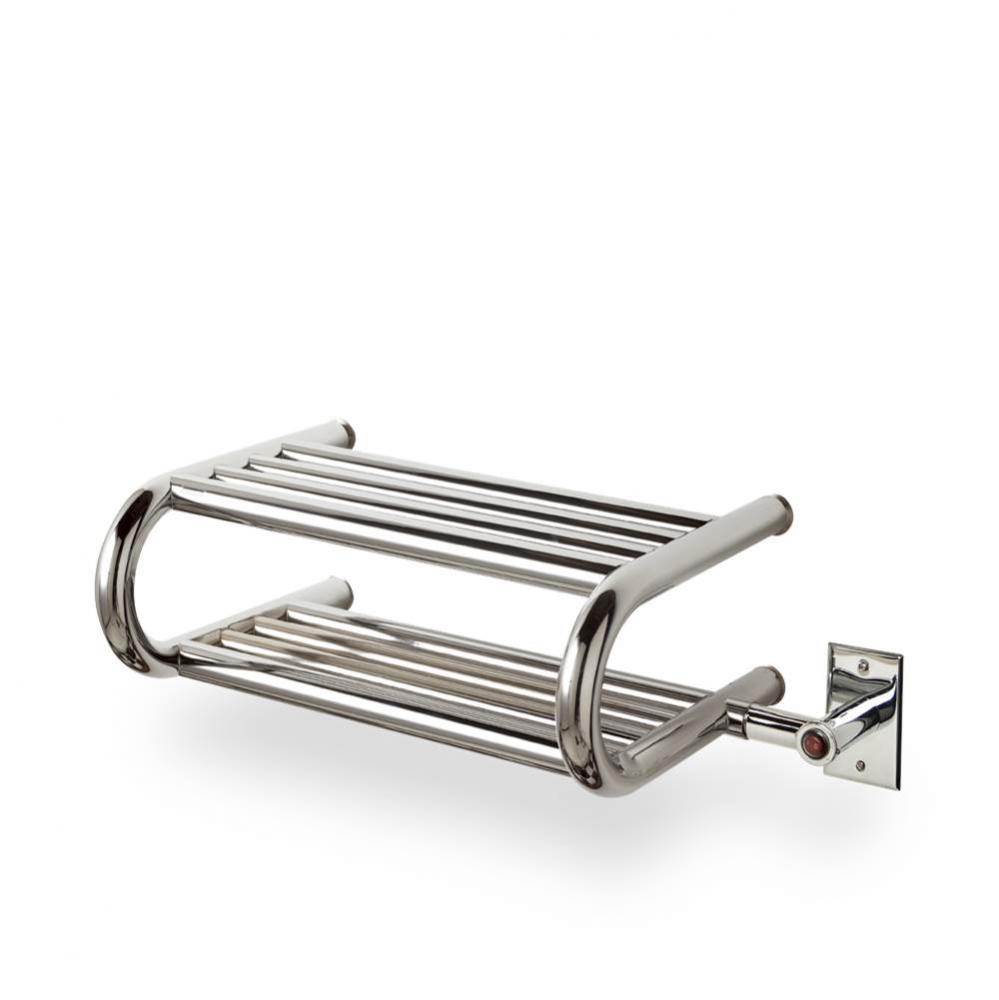 ES40/1 White Curved Shelf Electric 120v 9''H x 23''W ''Special Order