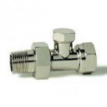 Myson LKD16SN - 1/2'' Manual Straight Radiator Valve with Screw Stop ''Stock Item''