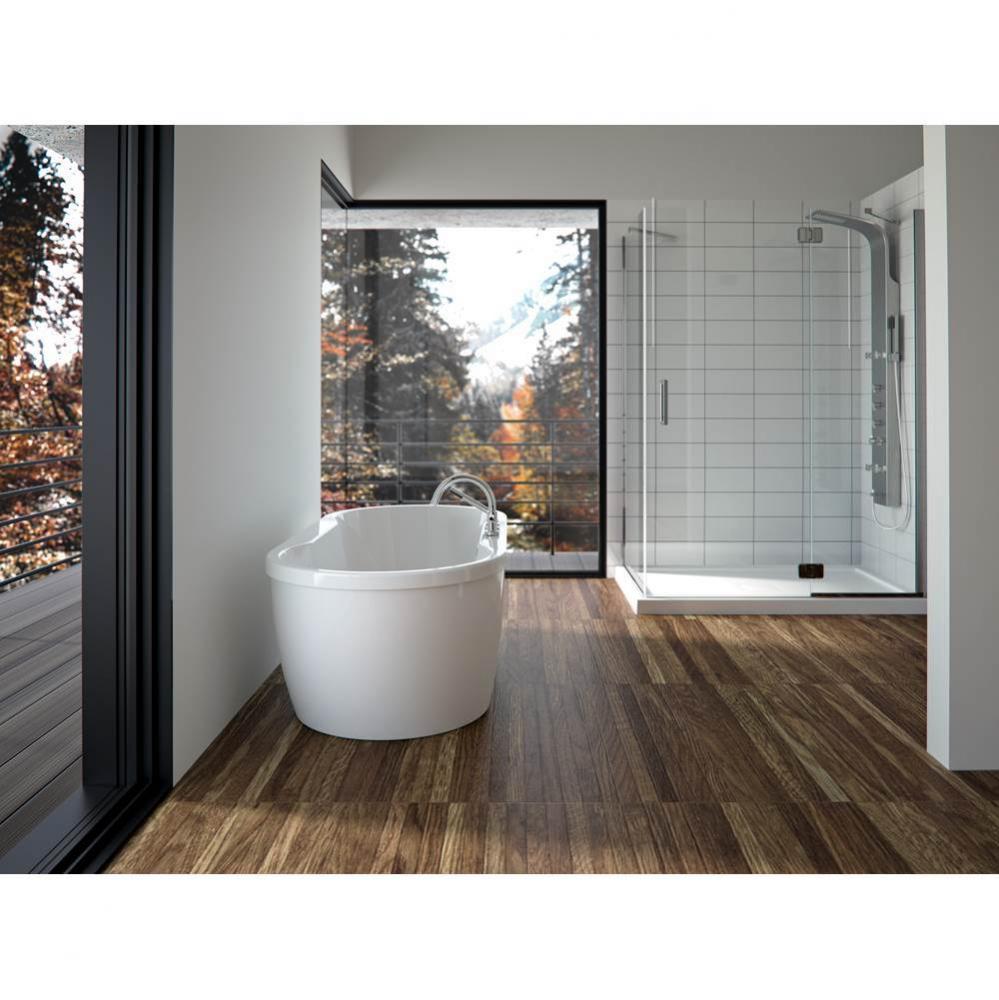 Freestanding Two Piece BERLIN 32x66, Rouge-Air, White