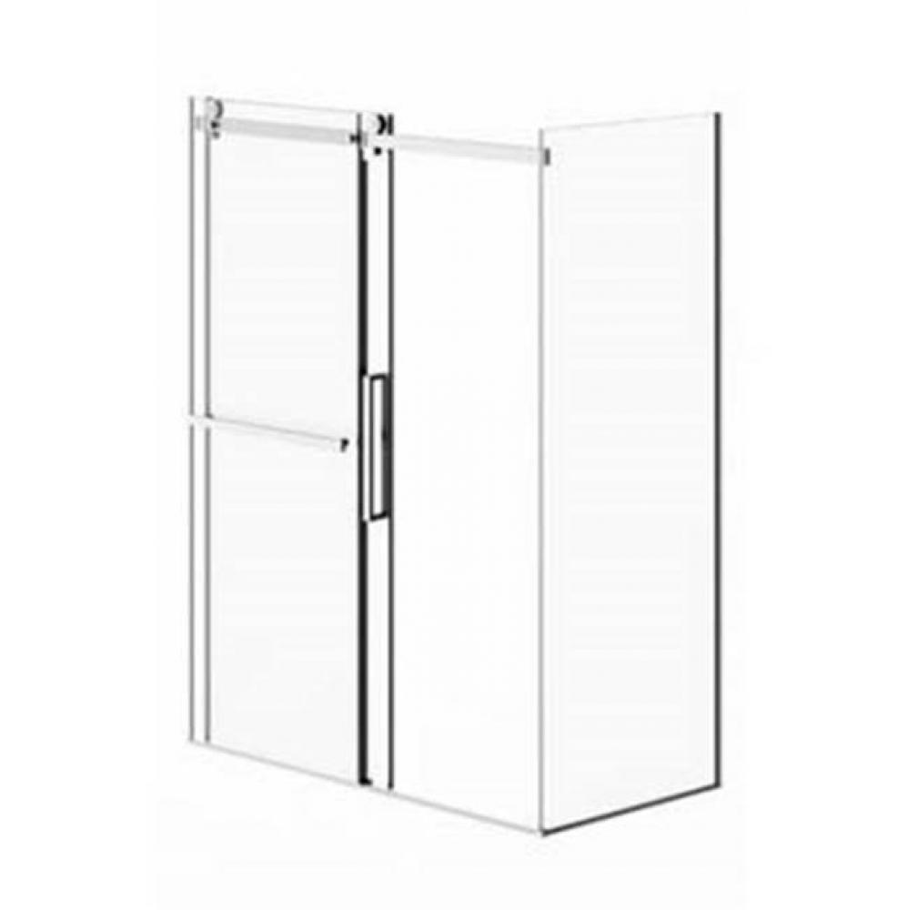 EXALT 3260 sliding shower door chr/cl
