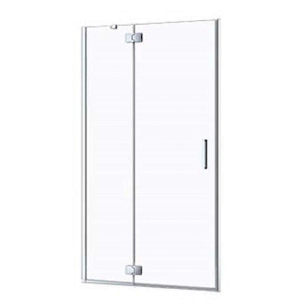 AZELIA 60 Pivoting Shower Door, Chrome/Clear