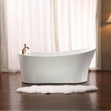 Neptune Rouge 16.20122.0000.10 - Freestanding One Piece PARIS 32x66, Chrome Drain, White