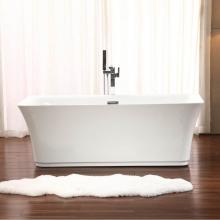 Neptune Rouge 16.20211.0000.10 - Freestanding One Piece LONDON 30x66, Chrome Drain, White
