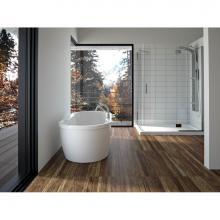 Neptune Rouge 15.22422.000015.10 - Freestanding Two Piece BERLIN 32x66, Rouge-Air, White