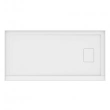 Neptune Rouge 21.16610.4082.10 - ROUGE shower base 30x60, Right Drain, with tiling flange 3 sides, 60'' Opening, White