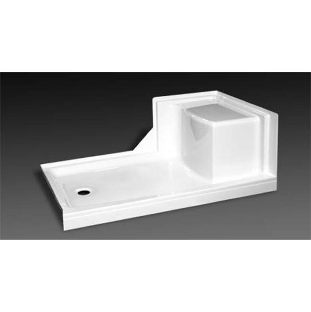 G 60X32 LDrn RSeat Shwr Base