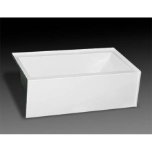 Oasis MB-S-6032R WHT ABF/IHS WHT - 60'' x 32'' x 20''/White, Gelcoat / Minimalist - Bath / End Drain /