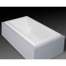 Oasis MB-6032 WHT/VHS WHT - 60'' x 32'' x 18.25''/White, Gelcoat / Minimalist - Bath / End Drain