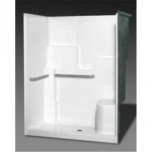 Oasis SH-6036LS WHT ABF/3SF/BP1-60 SNK - VURSA G 60x36 CDrn LSeat Abvflr