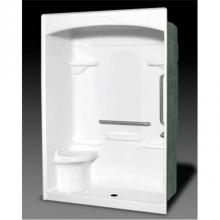 Oasis SHA-DM-6033RS WHT ABF/BP2-60 - A 60x33 CDrn Dome RSeat AbvFlr