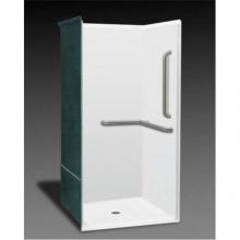 Oasis SHFW-3837 WHT/3SF/2BAR-L - G 38x37 CDrn LoThreshold