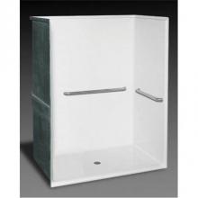 Oasis SHFW-6235 WHT/2BAR-R WHT - G 62x35 CDrn LoThreshold