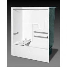 Oasis TS-6032R WHT ABF/ADA10-FLD SNK - VURSA G 60X32 RDrn Abvflr