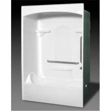 Oasis TSA-DM-6033L WHT ABF/BP2-60 - A 60x33 LDrn Dome AbvFlr