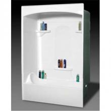 Oasis TSA-DM-6033L WHT/BP5 WHT - A 60x33 LDrn Dome