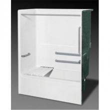 Oasis TSFW-6032L WHT ABF/ANS17-REM - G 60x32 LDrn Abvflr with Recessed soap dish