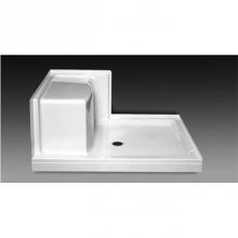 Oasis SB-4836RS BSC - G 48X36 CDrn RSeat Shower Pan