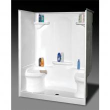 Oasis SHA-6033DS WHT - A 60x33 CDrn 2Seat