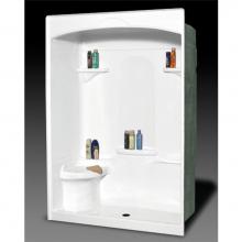 Oasis SHA-DM-6033LS WHT - A 60x33 CDrn Dome LSeat