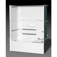 Oasis TS3P-6030L WHT ABF/3SM/ADA10-FLD - VURSA G 60X30 3P LDrn AbvFlr