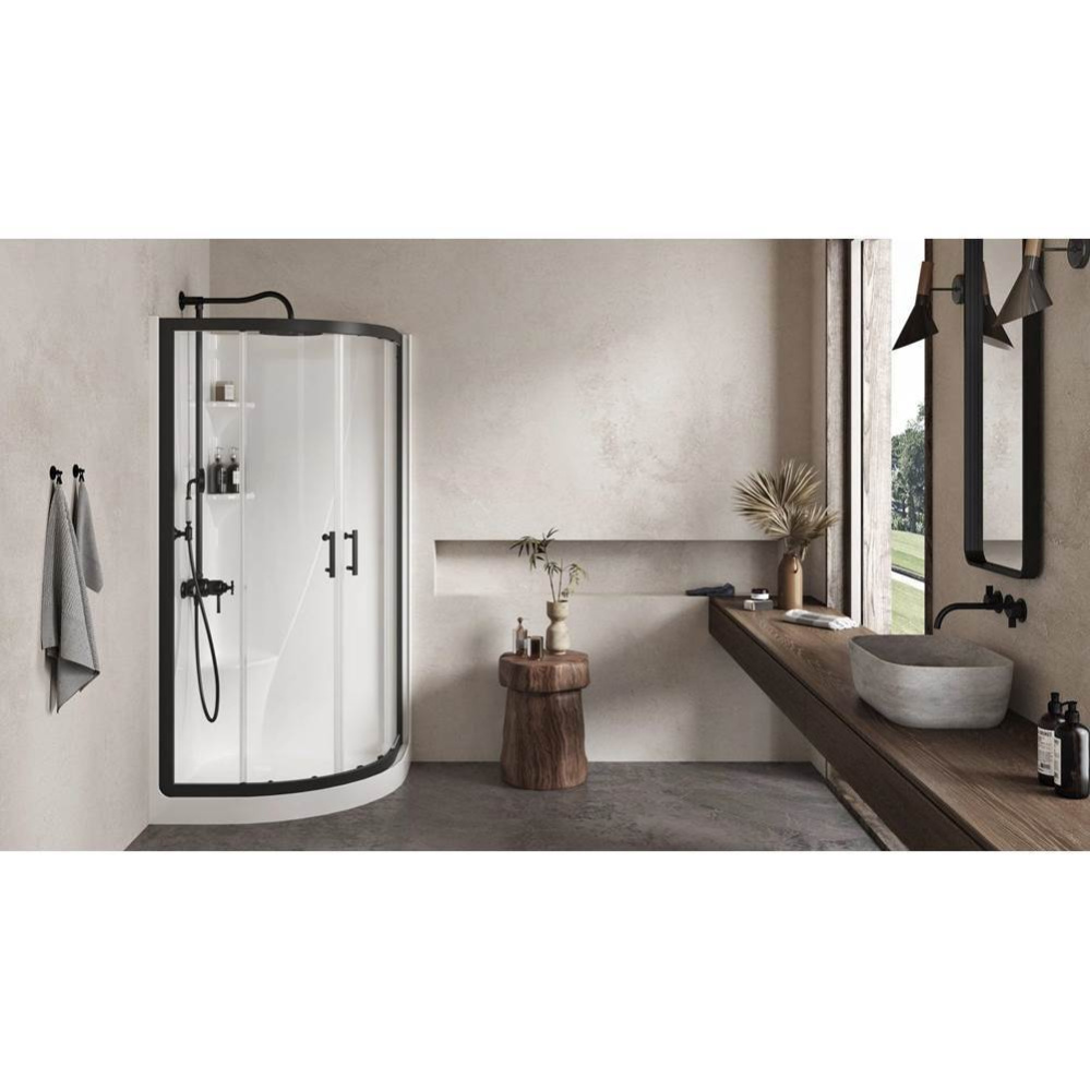 Avalanche 36 x 36, 2 piece Shower Enclousure, Glossy White