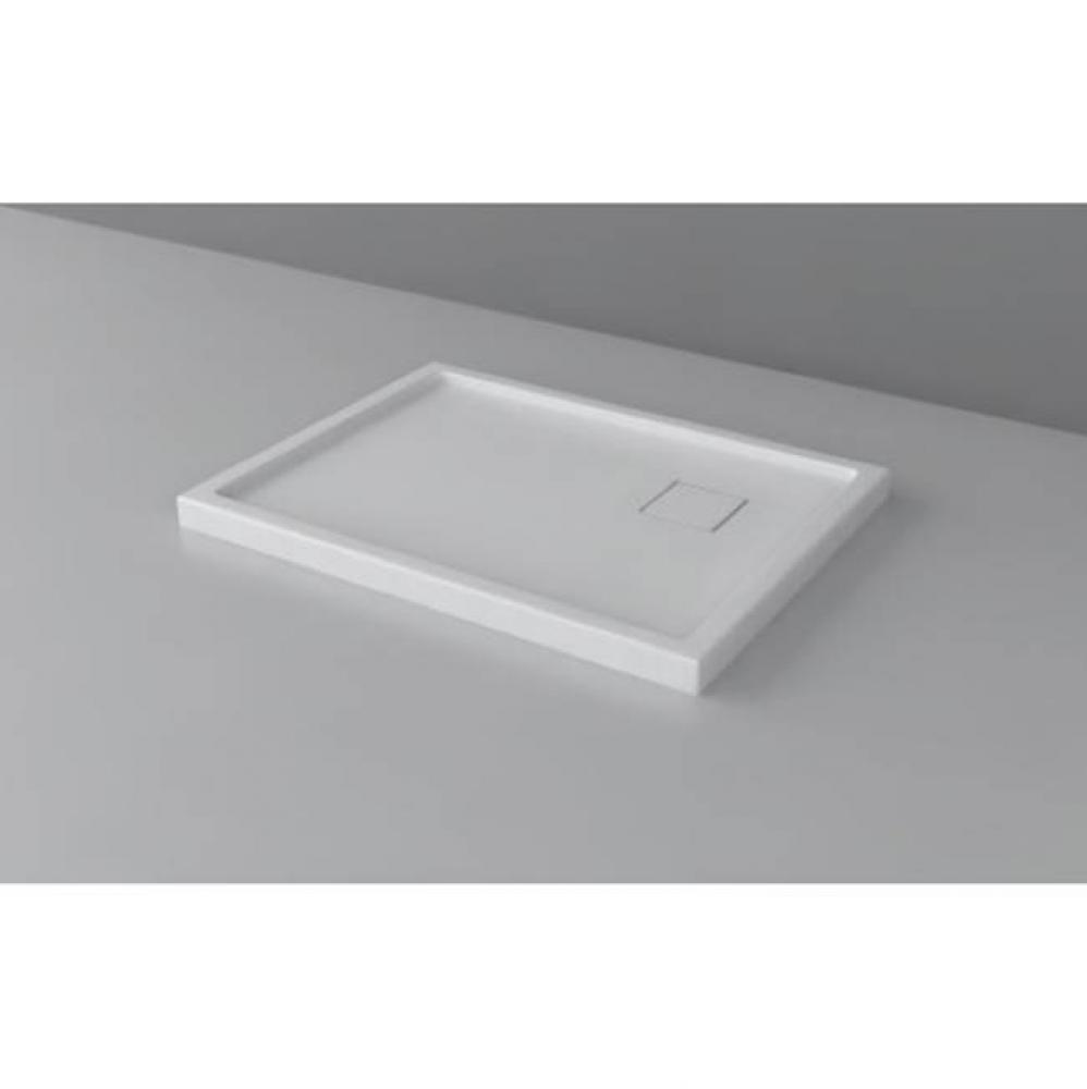 Base 34x32 RH drain 1212, No tile flanges white