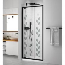 Oceania Baths AG36BK - AGAYA shower door 1 side 36, BLACK