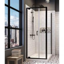 Oceania Baths AG36R34 - AGAYA shower door front 36, return 34, CHROME