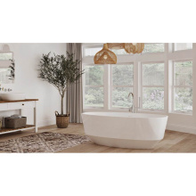 Oceania Baths MY64AM01 - Mystic Freestanding 64 x 33, AeroMassage Bathtub, Glossy White