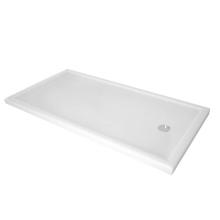 Oceania Baths BT60R32D01 - Base Text. 60x32 RH drain, T. flange D, white