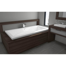 Oceania Baths FR72ARAM01 - Freedom 72 x 36,Deck Mount AeroMassage Bathtub, Glossy White