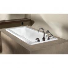 Oceania Baths UN32AM01 - Unity Deck Mount 60 x 32, AeroMassage Bathtub, Glossy White