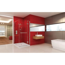 Oceania Baths PB24848 - California Pivoted 48 x 48, Shower Doors, Chrome, 8mm Clear treated glass