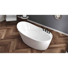 Oceania Baths RO59DMFA01 - Romy Freestanding 59 x 31, Soaking Bathtub, Glossy White