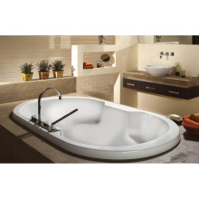 Oceania Baths SO72AM01 - Sophia Deck Mount 72 x 41,5, AeroMassage Bathtub, Glossy White