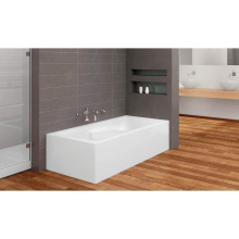 Oceania Baths SU6631LSFRAM01 - Suite 2 Sides 66 x 31, AeroMassage Bathtub, Glossy White