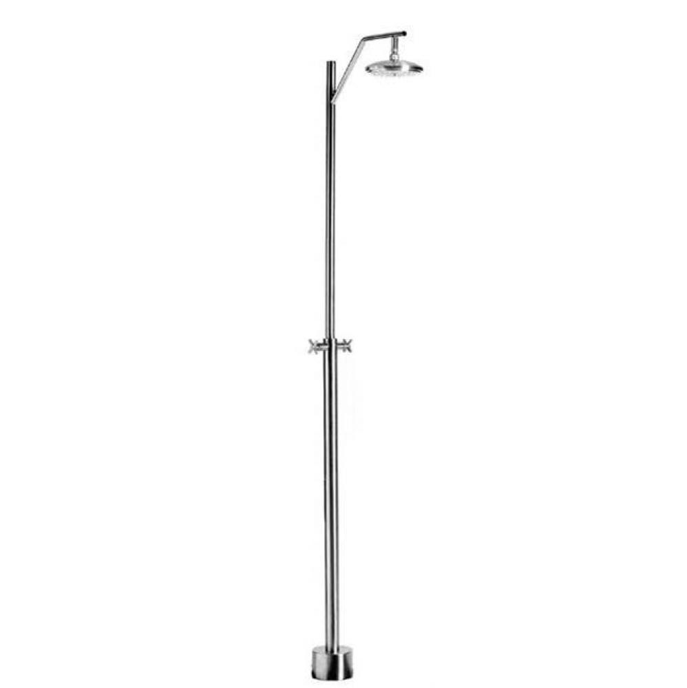 Free Standing Hot & Cold Shower - 8'' Shower Head (formerly CAP-IMBER-FB-LSHS)
