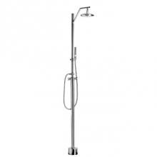 Outdoor Shower CAP-111APS-HCHS - Free Standing Hot & Cold Shower - 8'' Shower Head, Hand Spray & Hose (formerly C
