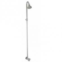 Outdoor Shower CAP-119AGS-3 - Wall Mount Single Supply Shower - ''Forza'' Manual Turn Valve, 3'' S