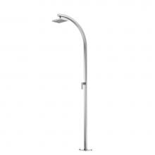 Outdoor Shower FTA-Q53-HC - ''Arko'' Free Standing Hot & Cold Shower Unit - 10'' x 5 1/2&apo