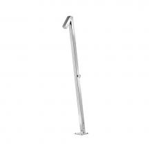 Outdoor Shower FTA-Q70-C - ''Zenit'' Free Standing Single Supply Shower Unit - Concealed Shower Head