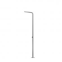 Outdoor Shower FTA-S40-C - ''Skinny'' Free Standing Single Supply Shower Unit - Concealed Shower Head