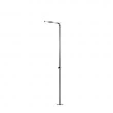 Outdoor Shower FTA-S40-HC - ''Skinny'' Free Standing Hot & Cold Shower Unit - Concealed Shower Head
