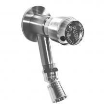 Outdoor Shower WMFS-442-ADA-SS - Wall Mount Foot Shower - ADA Metered Valve, 1'' Shower Head - Stainless Steel
